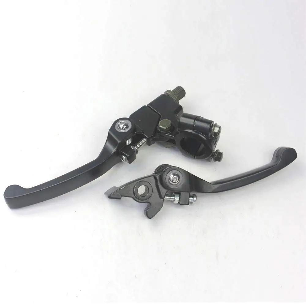 

Folding Clutch Lever with Perch + Brake Lever for Dirt Pit Bike 110 125cc 7/8 Handble Bar