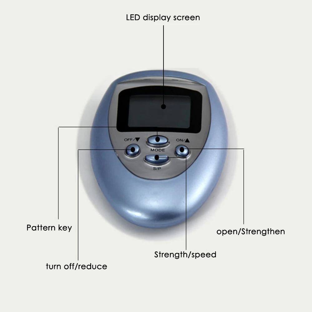 Цифровой ФИЗИОТЕРАПЕВТИЧЕСКИЙ мышечный миостимулятор Tens электронный