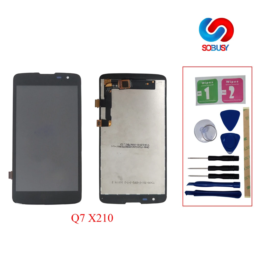 ЖК дисплей для LG K7 LTE Q7 X210 X210DS сенсорный экран Lg дигитайзер сборка ремонт Pantalla