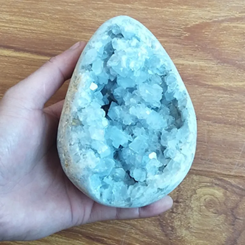 628 г/1568 г натуральный камень Небесный Кристалл кластер geode пещера яйцо целебные