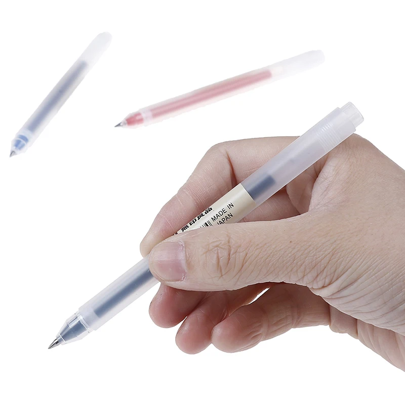 New Basic liner roller ball pen for writing signature 0.38mm ballpoint gel ink 3 color pens Office tools School supplies | Канцтовары