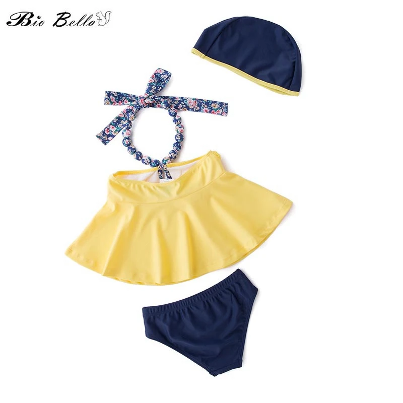 Children Baby Girls Swimwear Bikini Set Fashion Cute Lovely Swimming Surfing Kids Girl Bikini Children 1-6 Y Swimsuit Bathwear