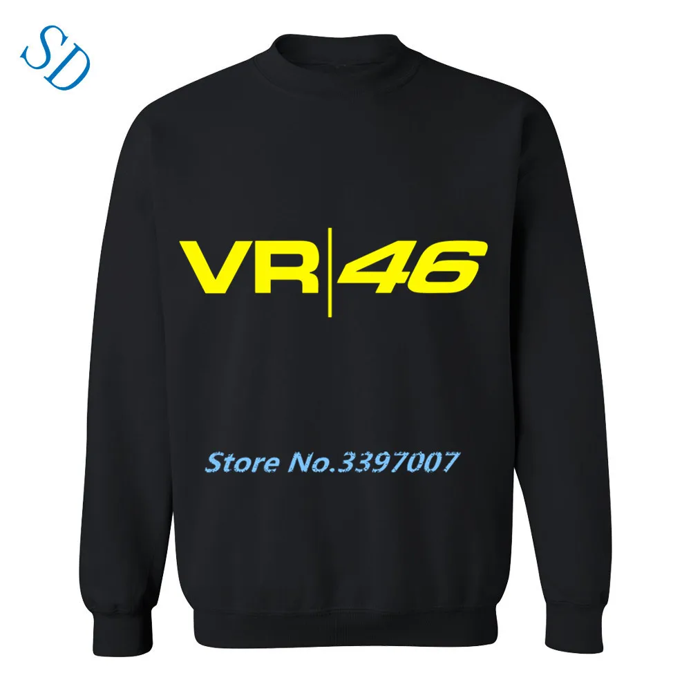 Новый Дизайн 2018vr 46 мотоцикл новый 3D Для мужчин с длинным sleeve100 % хлопок толстовка