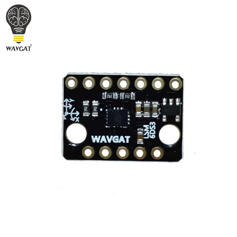 WAVGAT LSM6DS3 акселерометр гироскоп Встроенный цифровой Температура Сенсор модуль SPI интерфейс межсоединений интегральных схем I2C Интерфейс модуль 8kb буфер FIFO 5V