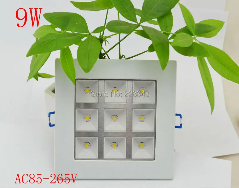 Бесплатная доставка Новый горячий ультра тонкий дизайн 9 Вт светодиодный