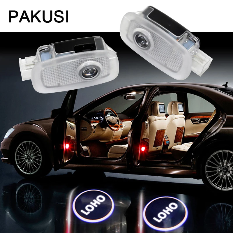 PAKUSI 2 шт. Автомобильные светодиодные двери Добро пожаловать огни для Mercedes S W221 s300