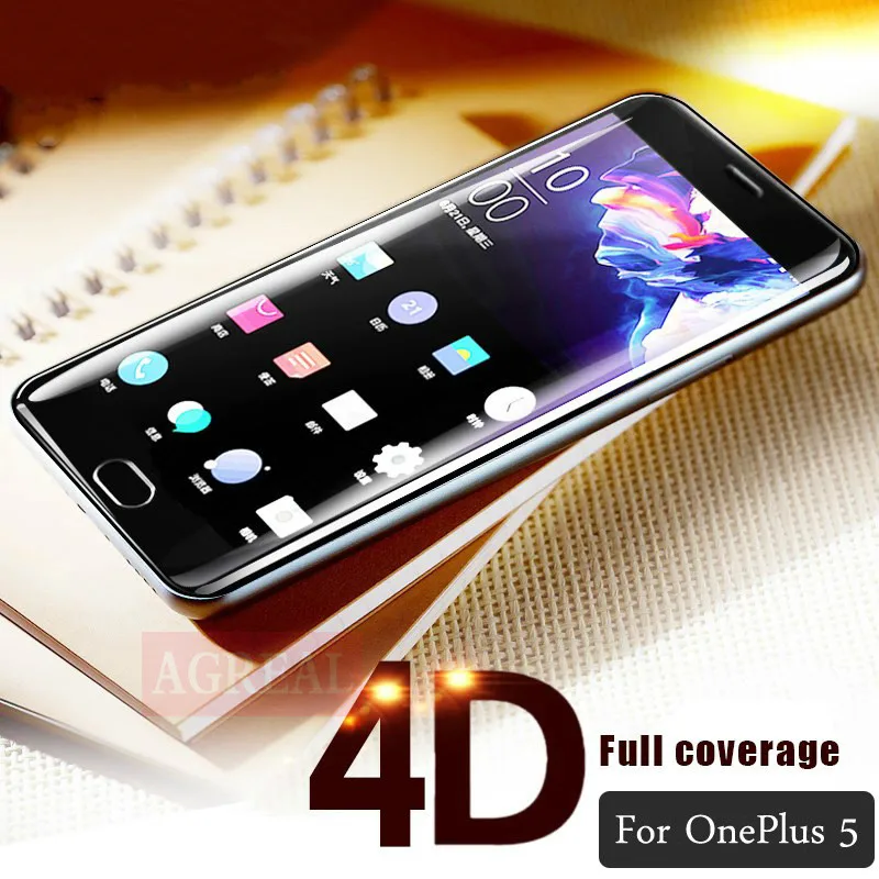 Параметры WHATIF 4D изогнутые Стекло для Oneplus 5 Полное покрытие круглый край 1 + Экран