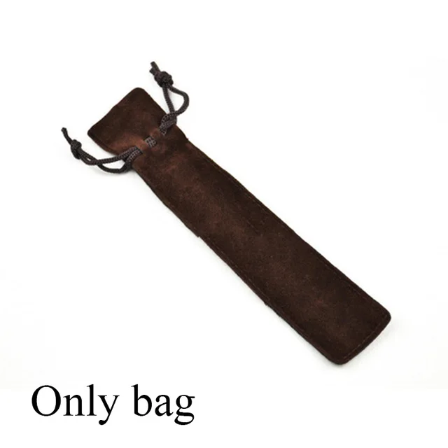 Brown bag Роскошная металлическая шариковая ручка для деловых подарков Письма День рождения подарки для школы и офиса материалы Канцтовары 0,5 мм - Цвет: Brown bag
