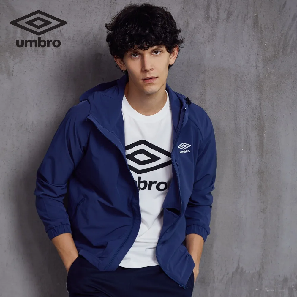 Umbro летний для мужчин жизни стиль серии Спортивная ветровка бег костюм для отдыха, с длинным рукавом пальто UO181AP2205