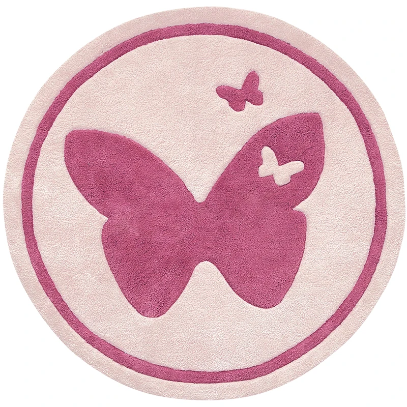 Miglior Camera Dei Bambini Del Fumetto Tappeto La Farfalla Tappeto Per Soggiorno Camera Tapete Camera Da Letto Della Principessa Letto Coperta Regalo Su Misura