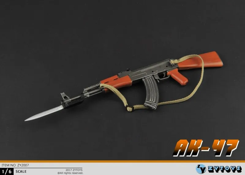 Пластиковая фигурка [ESTARTEK] ZYTOYS 1/6 AK47 / AKS47 для Phicen VC UD ND Jiaou Doll HT 12 дюймов|Игровые