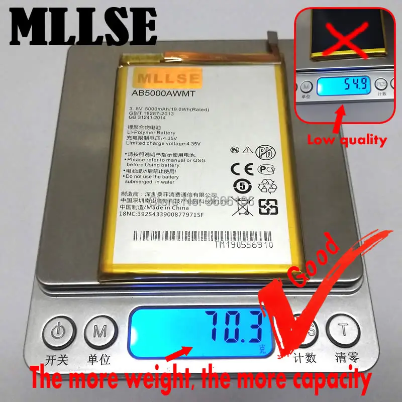 AB5000AWMT Аккумулятор для Philips xenium V526 V787 V377 батареи мобильного телефона код