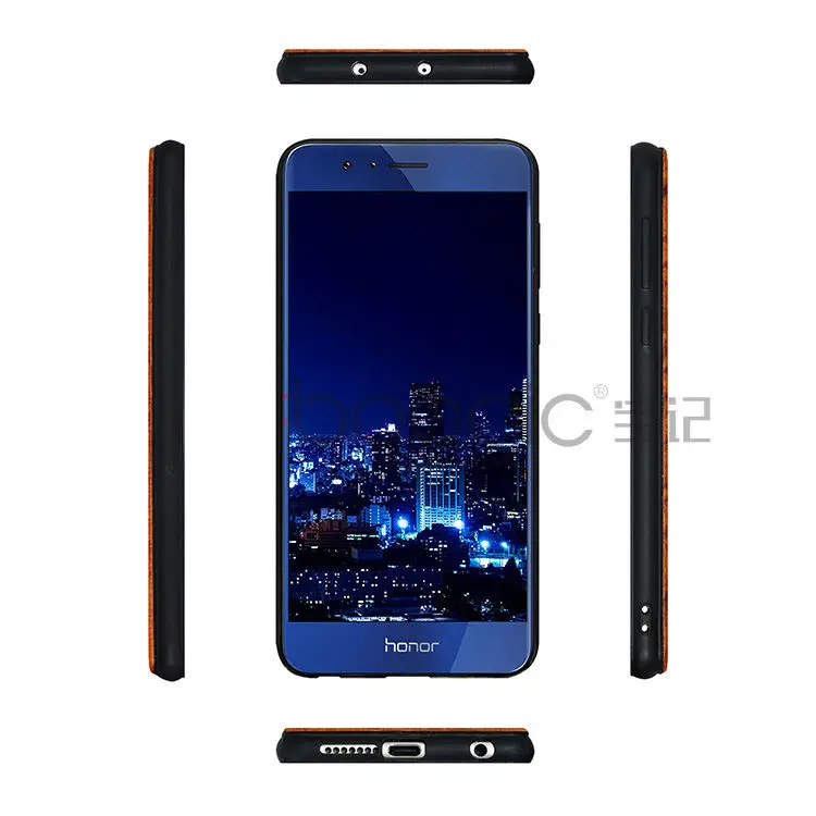 Чехол для huawei Honor 8, твердый деревянный чехол из ТПУ, роскошный деревянный защитный чехол для huawei Honor 8, чехол для телефона