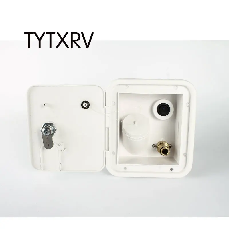 White Carded Gravity/Plastic Water Inlet Hatch Caravan Accessories Camper Motorhome TYTXRV