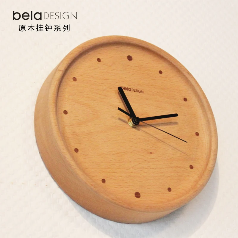 Деревянные настенные часы для гостиной из Букового дерева|wood synthetic|wooden antique