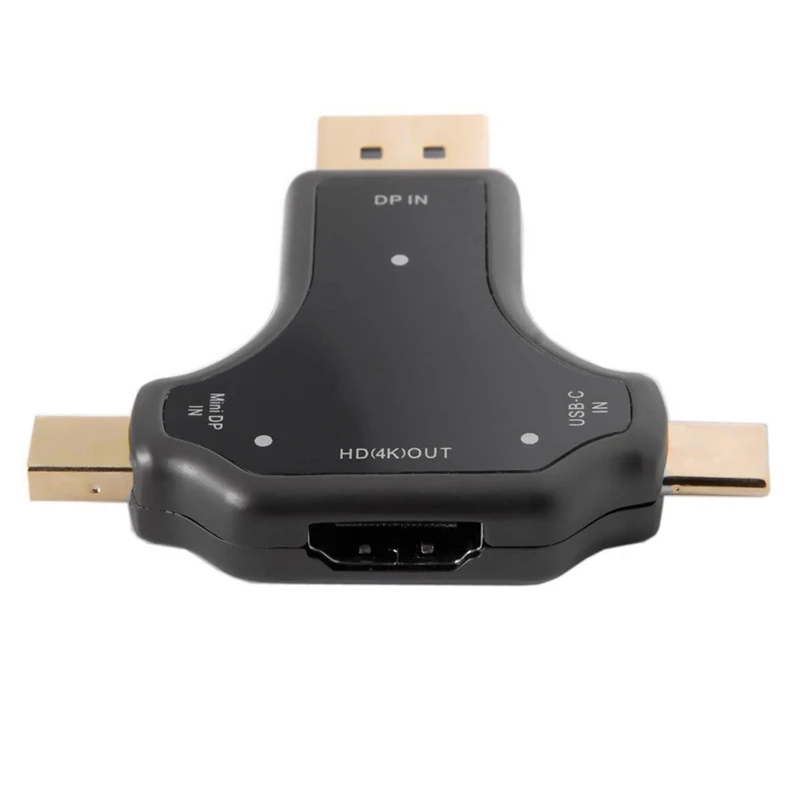USB C & Displayport Mini DP 3 в 1 к HDMI Женский адаптер Тип 4K 2K для ноутбука Macbook PC| |