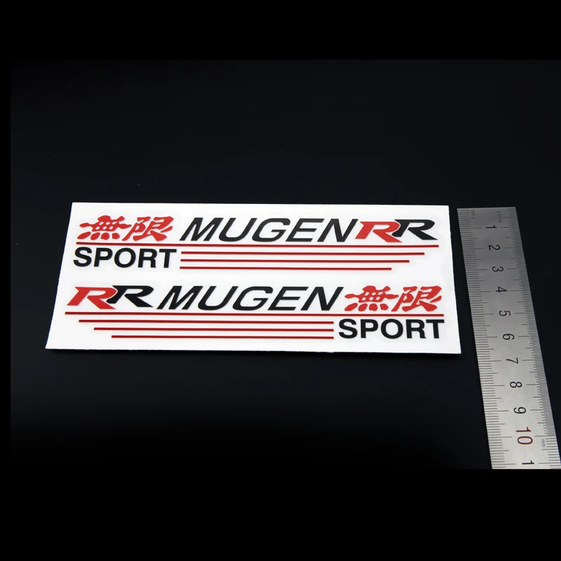 2 X Светоотражающая Автомобильная наклейка на зеркало заднего вида и Mugen R Sport для