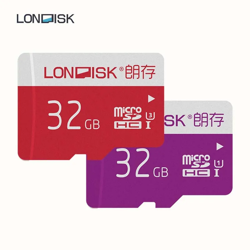 Карты памяти LONDISK 32 GB micro SD Class 10 (C10) UHS I (U1)/UHS (U3) microSDHC с адаптером SD|Карты памяти| |