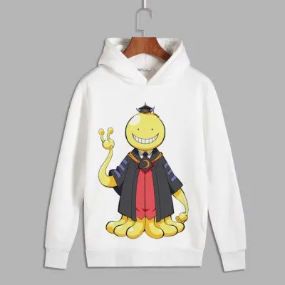 KILLING Class cosplay Korosensei, пуловер с принтом, толстовка, толстовки, галстук, унисекс, флис, с капюшоном, для осени - Цвет: 3