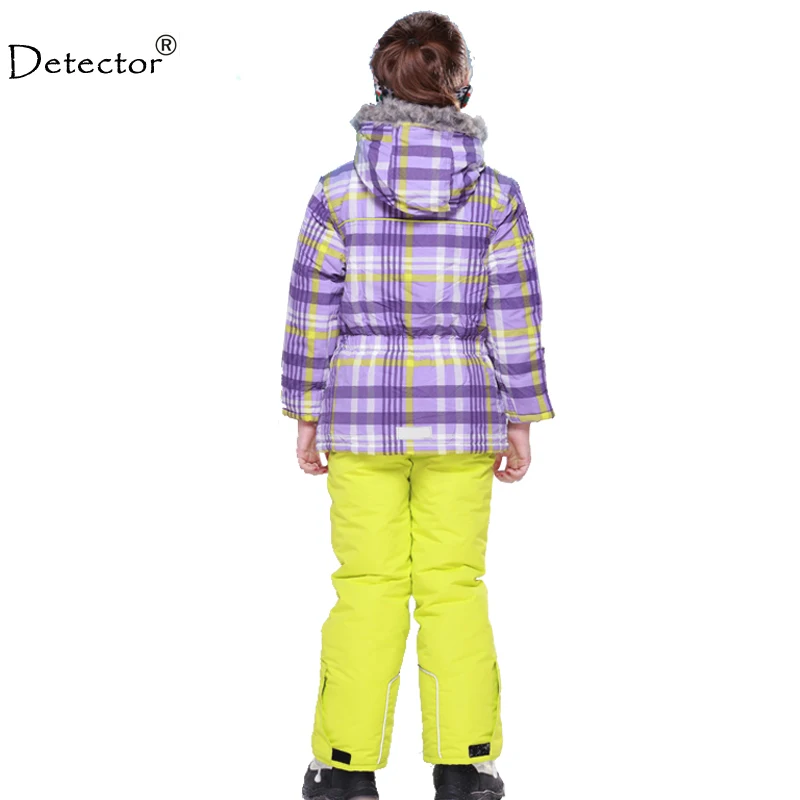 Лыжный костюм Detector для мальчиков и девочек комплект толстой зимней одежды