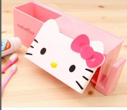 Многофункциональный держатель зубной щетки Hello Kitty новый милый для с надписью |