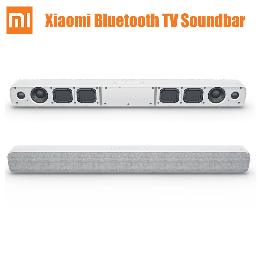 Xiaomi Bluetooth ТВ Саундбар беспроводной динамик оптический SPDIF AUX Воспроизведение настенное сиденье Крепление стильная ткань звуковая панель