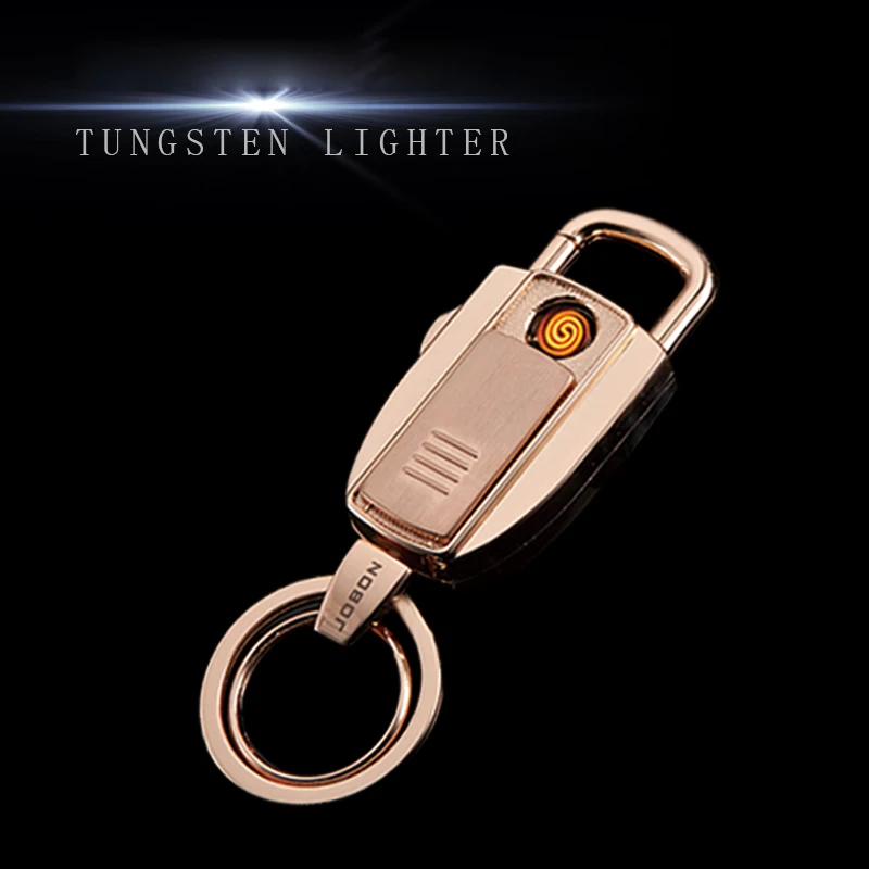 8755-1 креативный usb-зажигалка в форме замка из цинкового сплава с пряжкой для