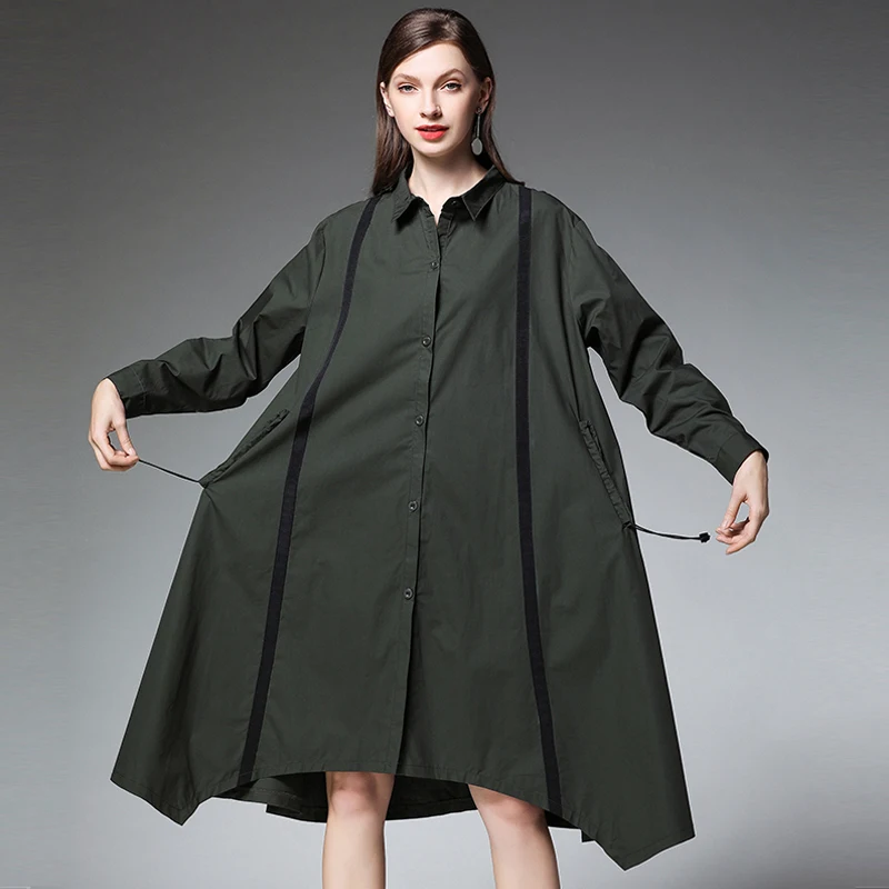 

4XL Female Blouses & Shirts Loose Plus Size Spring 2020 Cotton Irregular Pocket Oversized Casual Women Blouses Clothing 3XL