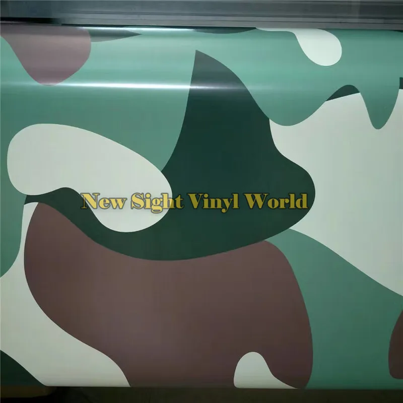 

Jumbo Jungle Camouflage Car Vinyl Wrap Film Bubble Free For SUV TRUCK JEEP