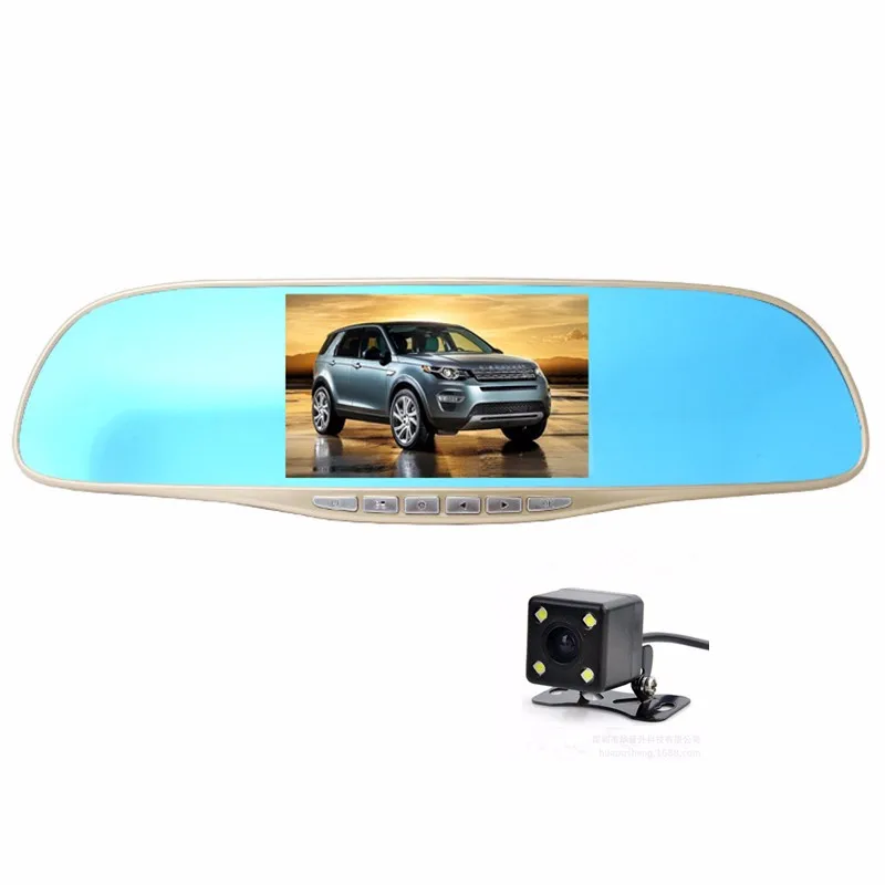 Последним Автомобильный Видеорегистратор Камера 5 Дюймов Обзор Зеркало