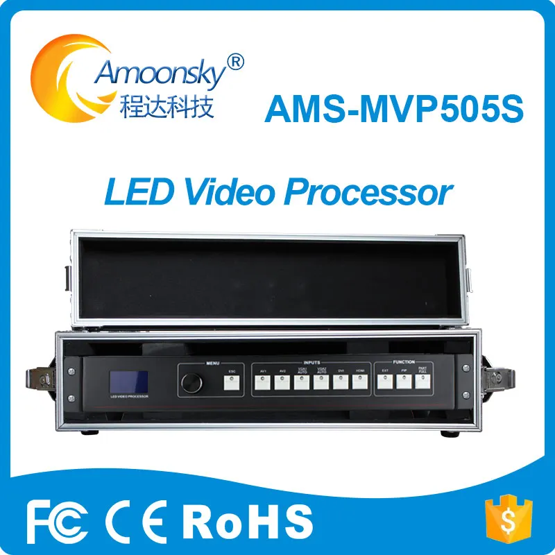 

SDI led video processor MVP505S with video processor flight case for rgb led screen display support SDI input
