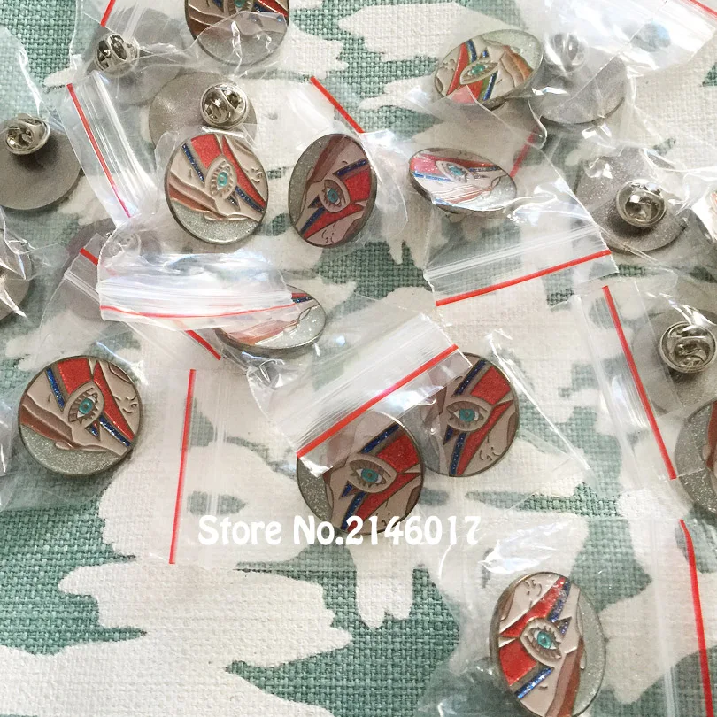 Эмалированная металлическая заколка для лацканов в стиле ретро 1 дюйм