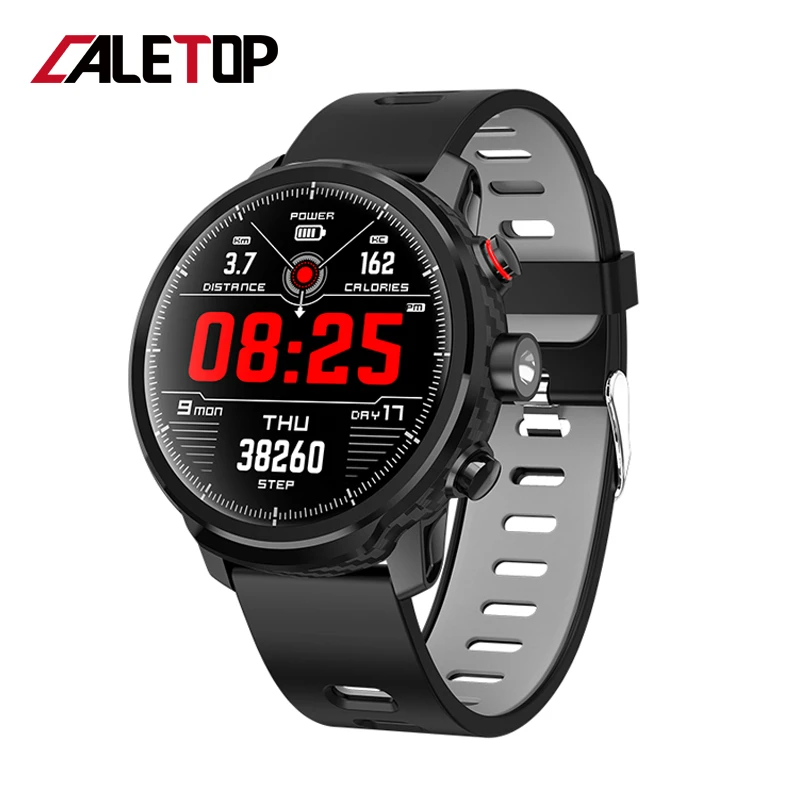 Умные часы IP68 Водонепроницаемые для плавания мужские с Bluetooth Android браслетом напоминания о вызове, измерением пульса и шагомером для езды на велосипеде.