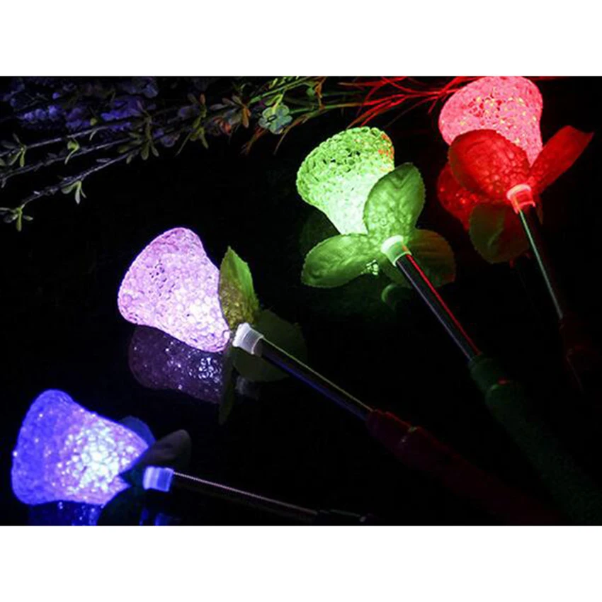 Светодиодсветодиодный мигающая палочка FGHGF цветная светящаяся Роза для