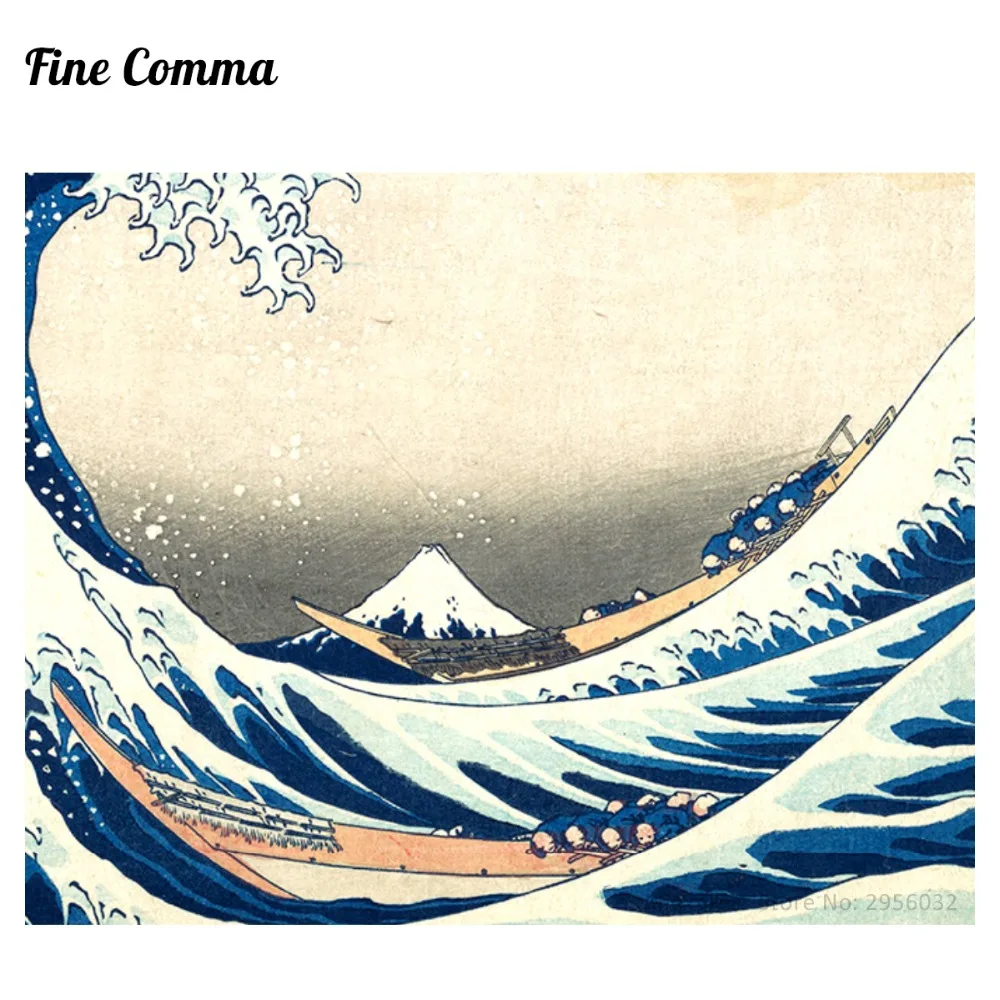 The Great Wave off Kanagawa Katsushika Hokusai ручная роспись масляная живопись воспроизведение