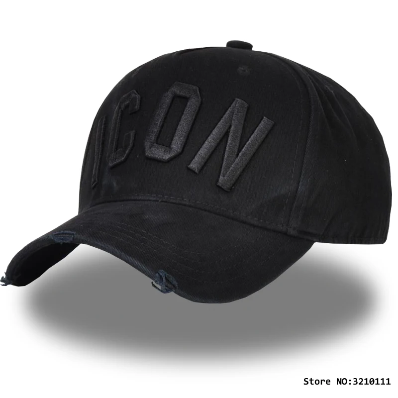 DSQICOND2 бренд буквы DSQ значок Кепка шапки сплошной узор шляпы Casquette папа Ковбой шляпа бейсбольная Кепка Snapback Кепка для мужчин Wom