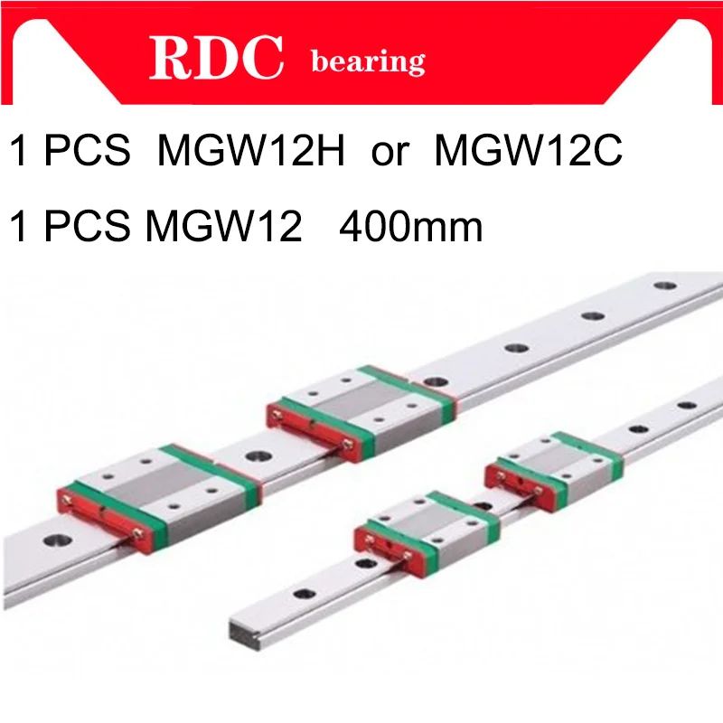 Бесплатная доставка горячая Распродажа линейная направляющая 12 мм Длина 400 MGW12 L400