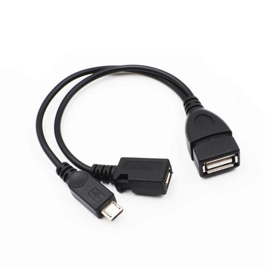 Новый тип OTG y разветвитель адаптер USB кабель с разъемом Мама микро папа + мама