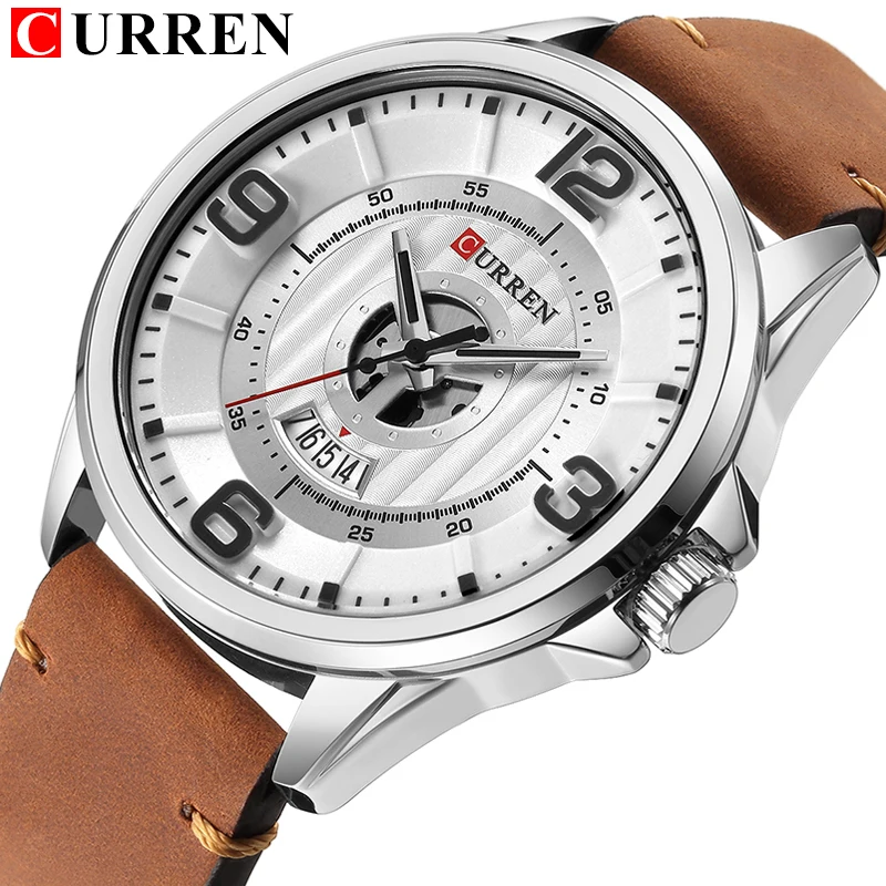 CURREN Watches Men Luxury Brand Army Military Quartz Wrist Watch Casual Business Clock Relogio Masculino Horloges Mannens Saat | Наручные