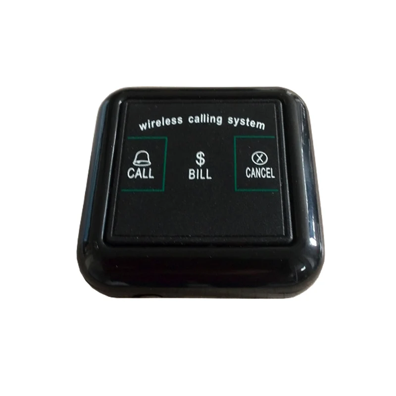 5pcs waterproof bell table waiter caller wireless buzzer guest service button for customer calling pager for restaurant K-F3