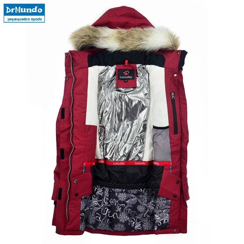 Новинка 2018 Женская лыжная одежда лыжные куртки и штаны комплекты для сноуборда