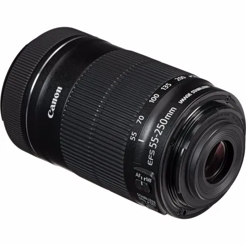 Canon 55-250 STM Canon EF-S 55-250 мм f/4-5,6 IS STM Объективы для 650D 700D 750D 760D 1200D 1300D T3i T6 T5i T5 60D 70D 80D
