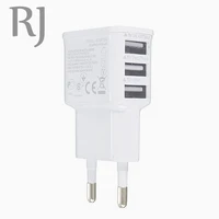 3 ports 5v 2 1a eu plug usb wall ac charger adapter for samsung galaxy s8 s9 s10 s5 s4 j3 j5 j7 prime note 4 for apple iphones