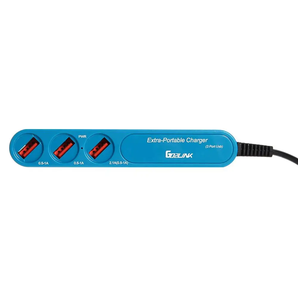 Сетевое зарядное устройство Go2link 5 В 2 1 А 4 USB порта 3 розетки|charging adapter|wall charger5v 2.1a |