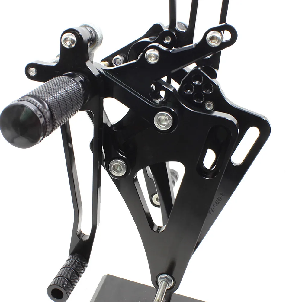 CNC Motorcycle Rest Set Footrest Foot Pegs Footpeg Pedals Rearset For Honda CB400SF CB400 VTEC SPEC 1 2 3 1990-1997 1991 1992 | Автомобили