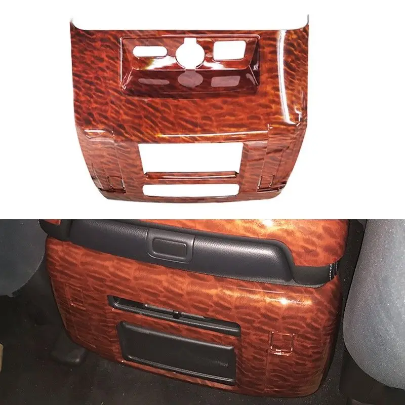 Pcmos персиковое дерево ABS центр подлокотник поверхность Накладка для Nissan Patrol Y62 2010- интерьер молдинги наклейки аксессуары