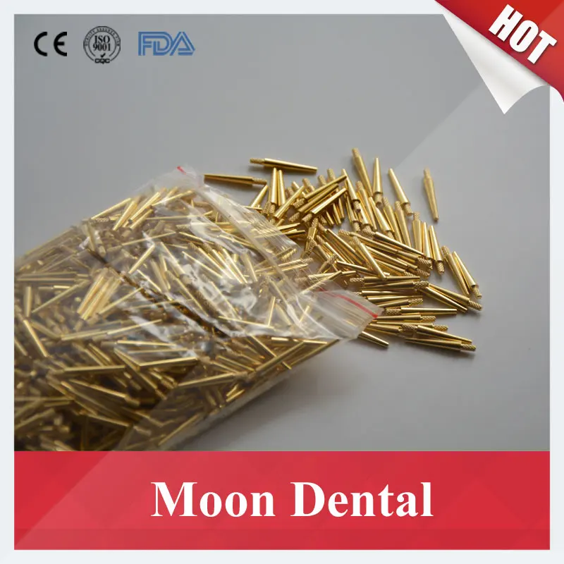 

1000Pcs Dental Lab Material 8# Medium Mold Round Side Brass Dowel Pins