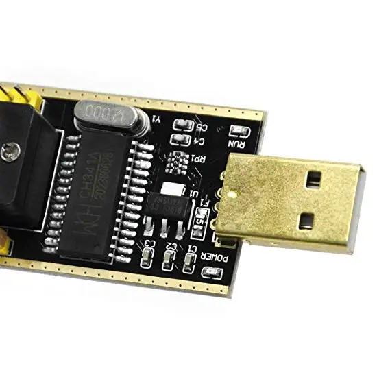 1 комплект CH341A CH341 24 25 серии EEPROM Flash BIOS USB программатор с программным обеспечением и