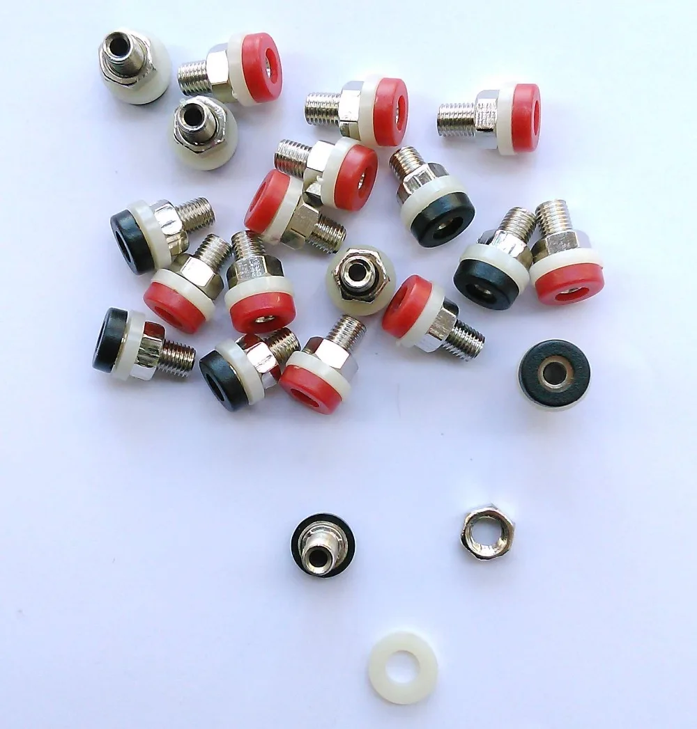 20 шт. 2 мм Φ розетка для кабелей питания тестовый зонд 0 винтовые штифты |