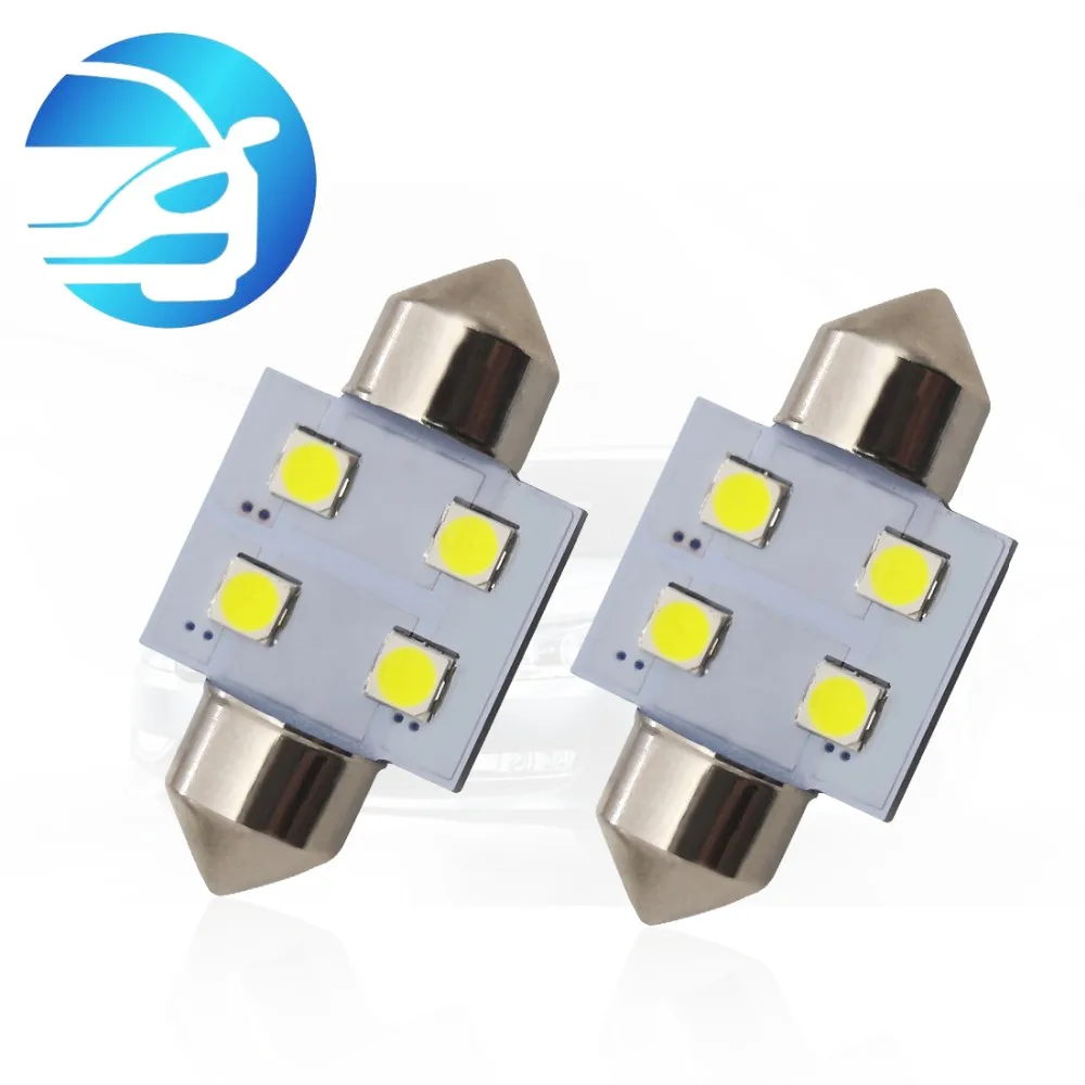 4 шт. из автомобильное светодиодное освещение для чтения 12v фестон Светодиодная